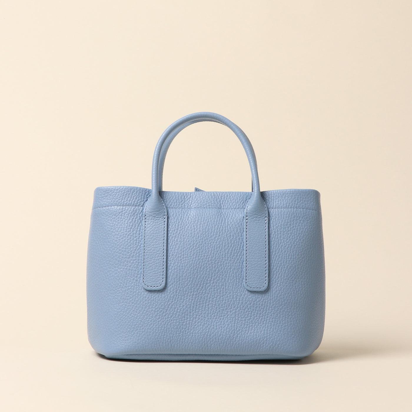 <itten-itten> Leather mini tote / terracotta