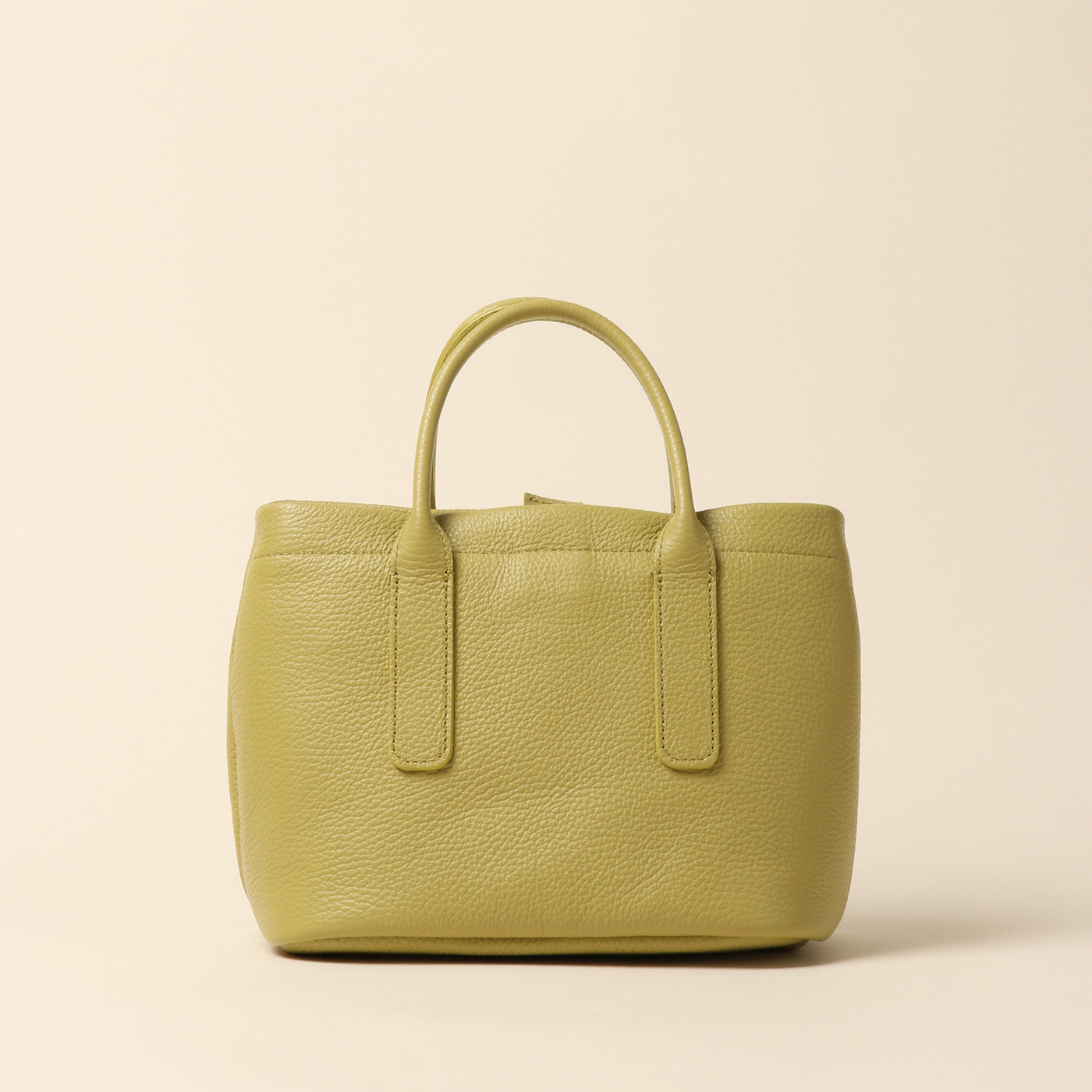 <itten-itten> leather mini tote/pistachio