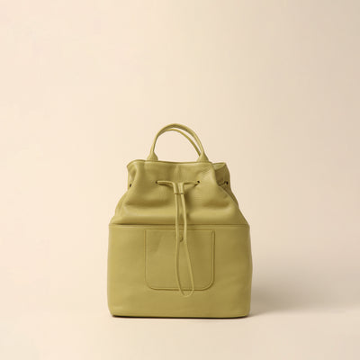 <itten-itten> Drawstring Tote / Blue