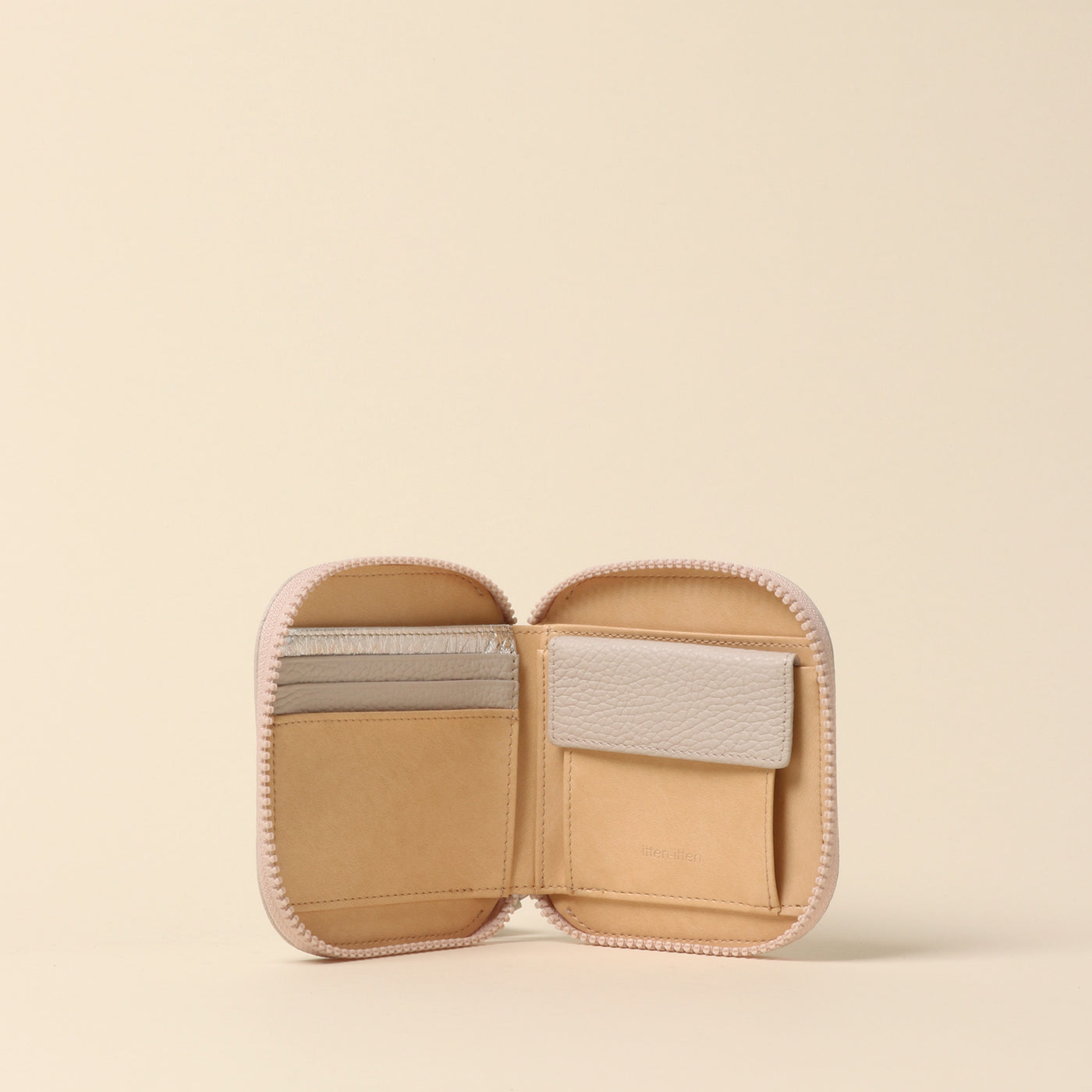 ＜itten-itten> Round Mini Wallet / Yellow