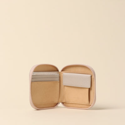 ＜itten-itten> Round Mini Wallet / Yellow