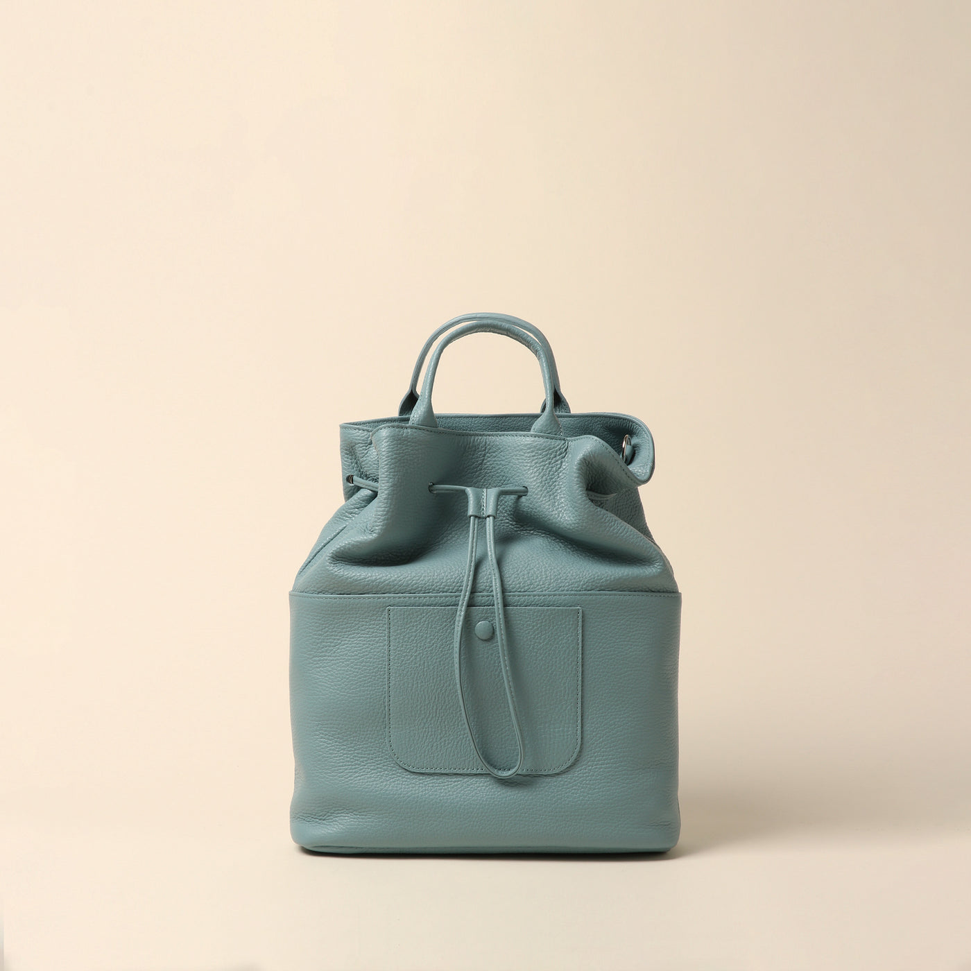 <itten-itten> Drawstring Tote / Blue