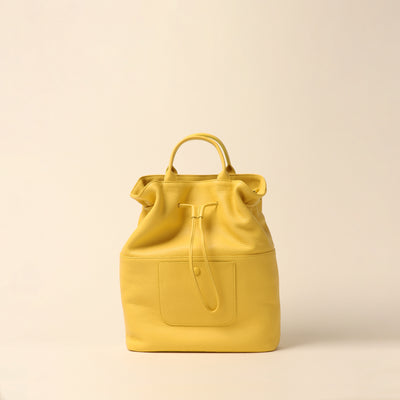 <itten-itten> Drawstring Tote / Blue