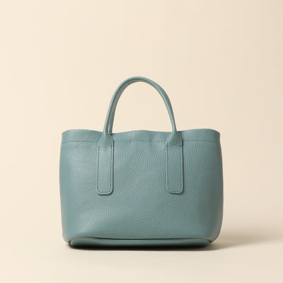 <itten-itten> Leather mini tote / terracotta