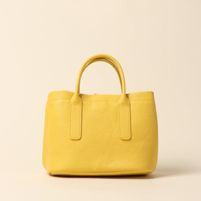 <itten-itten> Leather mini tote / pink