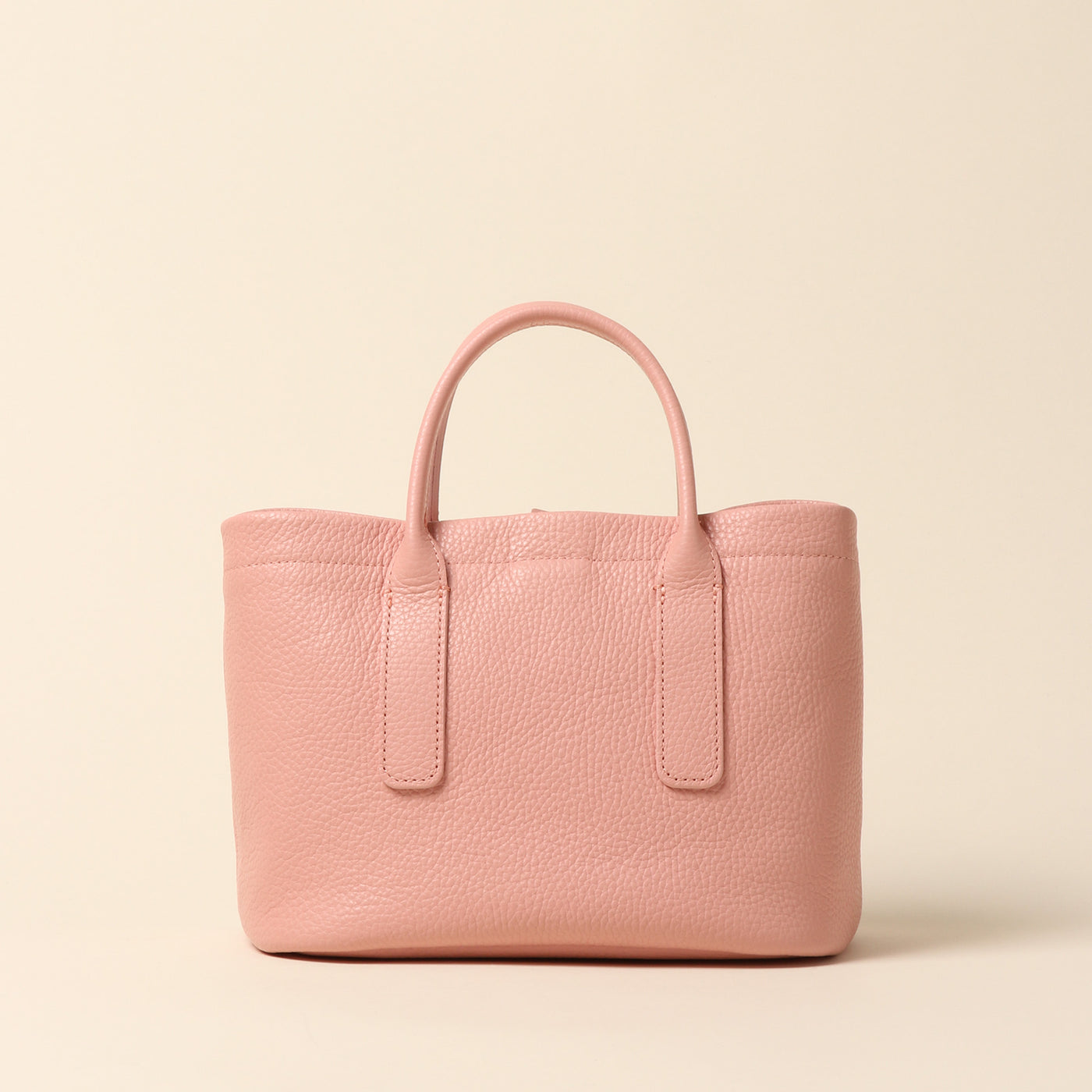 <itten-itten> Leather mini tote / pale green