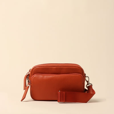 <itten-itten Leather Mini Shoulder Bag / Oak