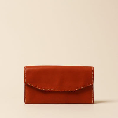 <Annak> Garçon shaped wallet / Silver×Natural