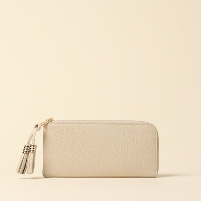 <Atelier Nuu> loop L-shaped long wallet / greige