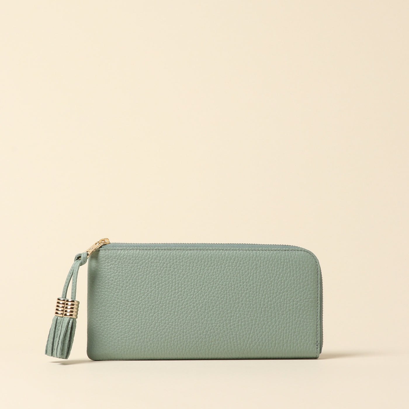 <Atelier Nuu> loop L-shaped long wallet / greige