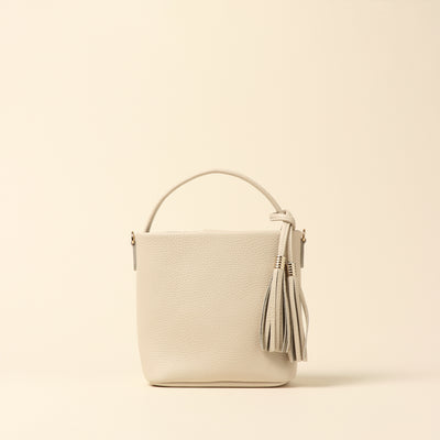 <Atelier Nuu> loop mini bucket / pink beige