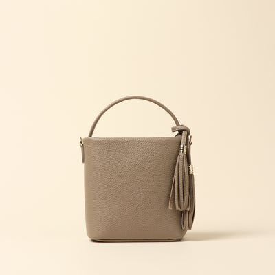 <Atelier Nuu> loop mini bucket / pink beige