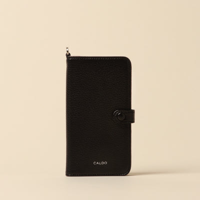 <CALDO tokyo japan> CROSSOVER iPhone case (iPhone12/12Pro) / Pink Gray