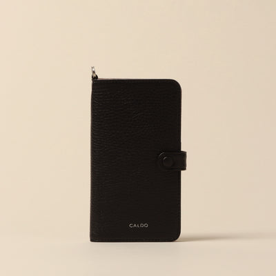 <CALDO tokyo japan> CROSSOVER iPhone Case (iPhone13) / Sax Beige