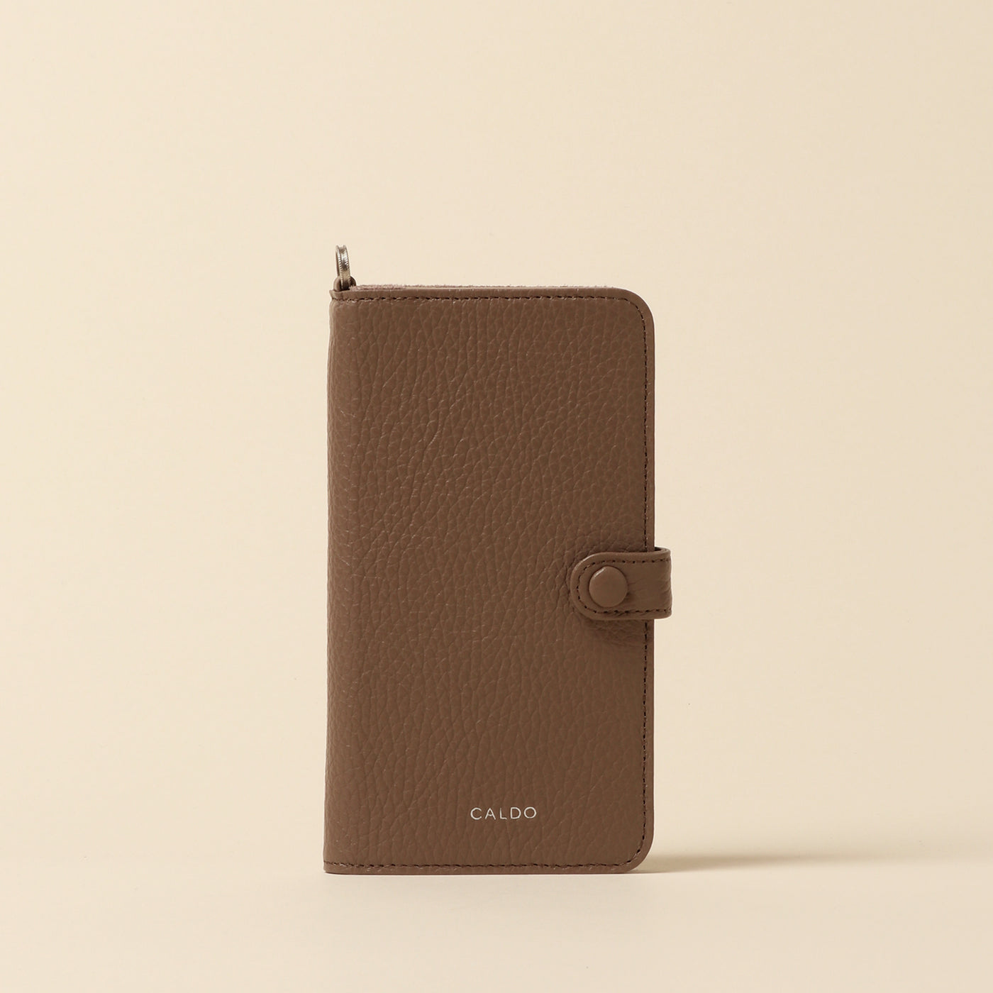 <CALDO tokyo japan> CROSSOVER iPhone case (iPhone12/12Pro) / Pink Gray