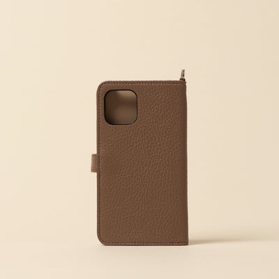＜CALDO tokyo japan＞ CROSSOVER iPhone Case (iPhone12/12Pro) / Black Gray