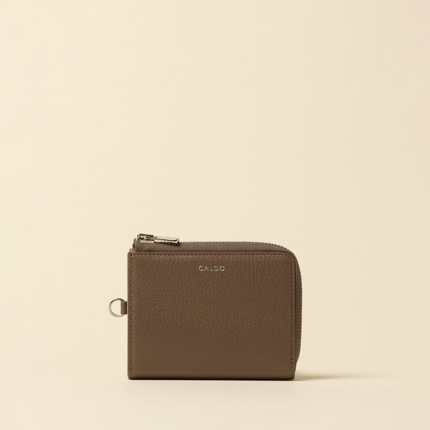 <CALDO tokyo japan> CROSSOVER Pocket Wallet / Light Gray Yellow