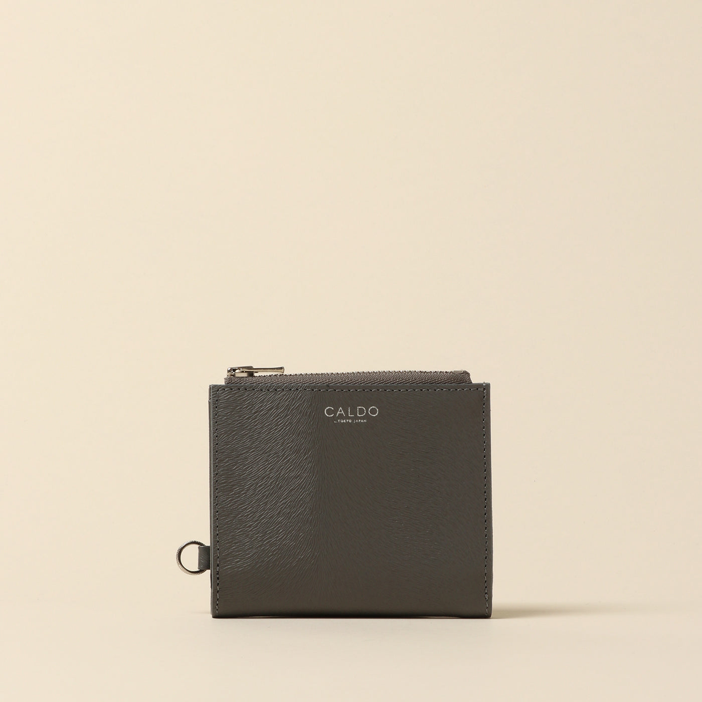 <CALDO tokyo japan> MINK Zip Mini Wallet / Mint