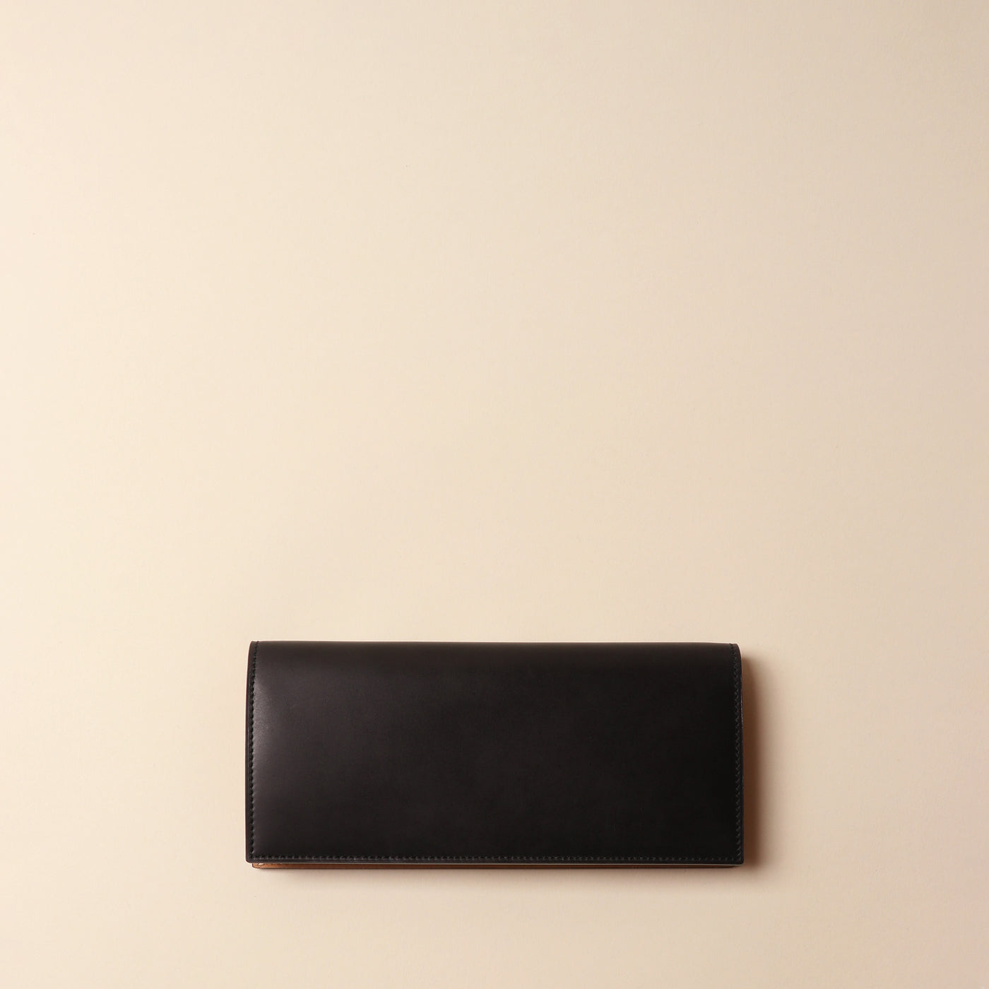 <FLATHORITY> Water-dyed oil cordovan long wallet with coin purse / Green