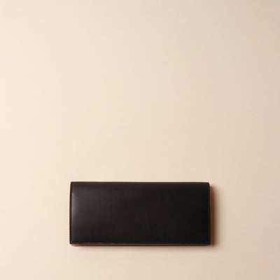 <FLATHORITY> Water-dyed oil cordovan long wallet with coin purse / Green