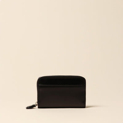 < FLATHORITY Y> Water-dyed oil cordovan round coin purse / blue