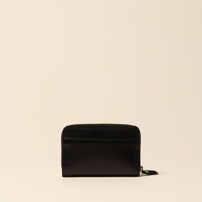 < FLATHORITY Y> Water-dyed oil cordovan round coin purse / blue