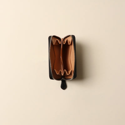 < FLATHORITY Y> Water-dyed oil cordovan round coin purse / blue