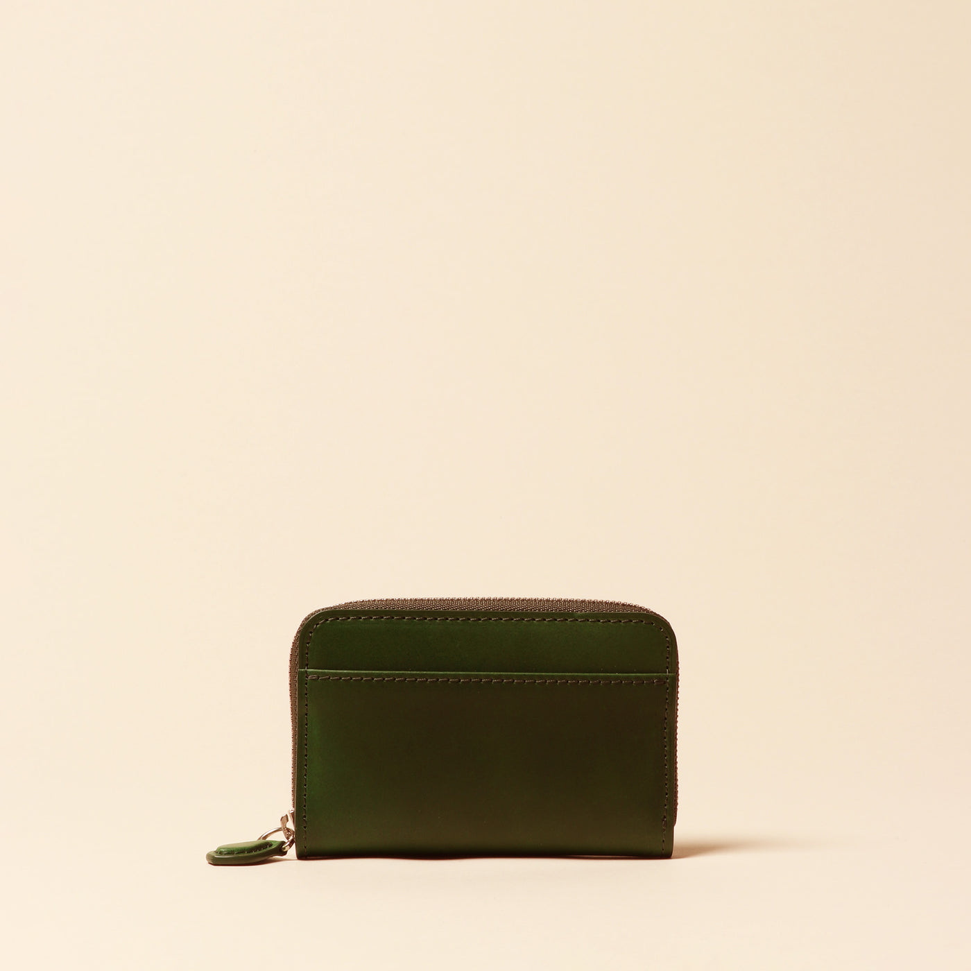 < FLATHORITY Y> Water-dyed oil cordovan round coin purse / blue