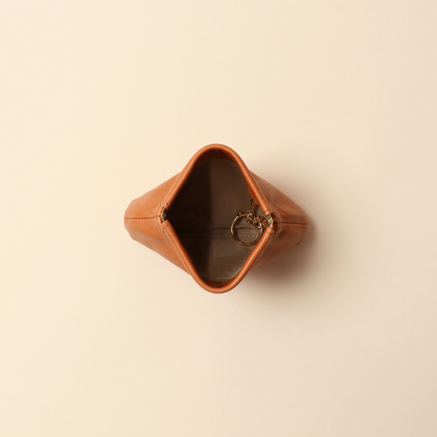 <KIYOKAWA> ZITA Key Pouch / Camel