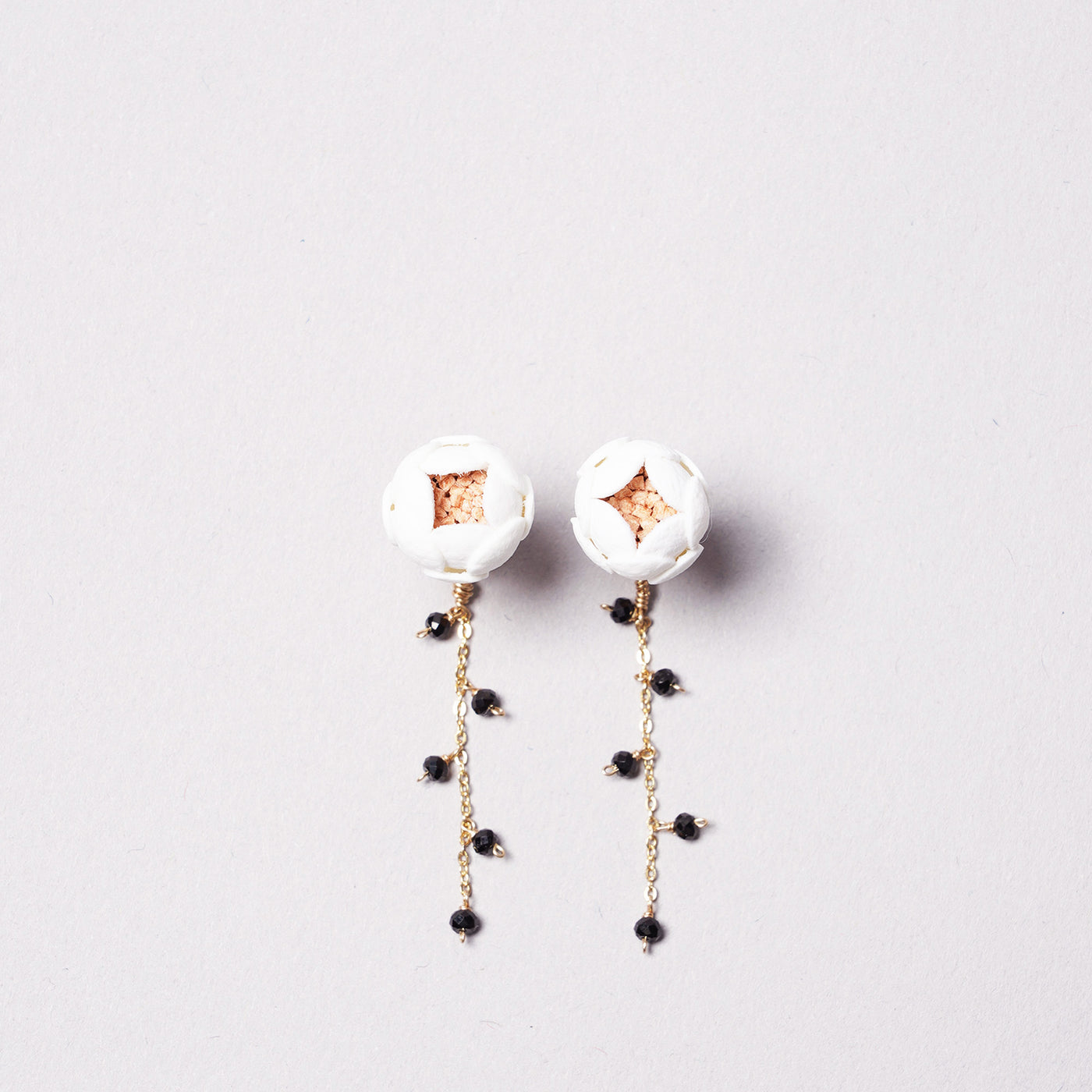 <Selieu> Ichirin Pierced Earrings / Sakura