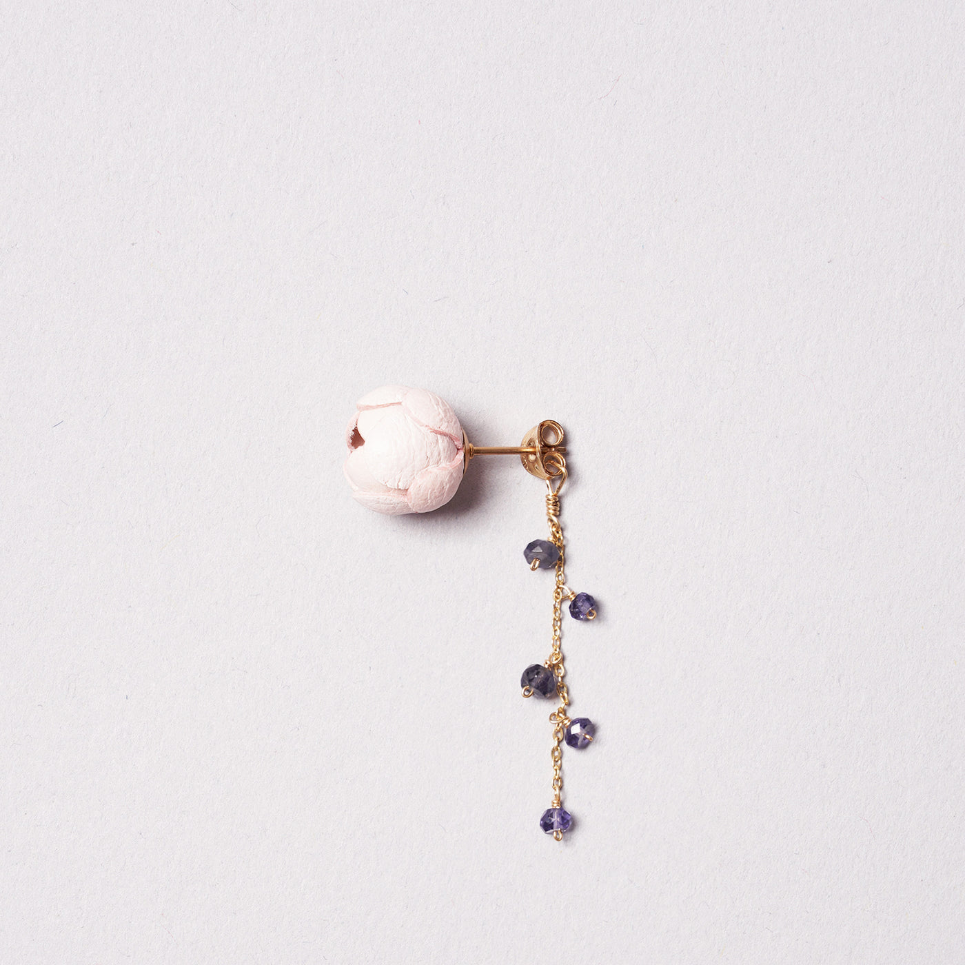 <Selieu>Ichirin Pierced Earrings/Rose