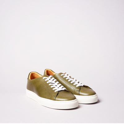 <TOSS> Chester Chester lace-up leather sneakers, Tanned Tochigi leather /  brown