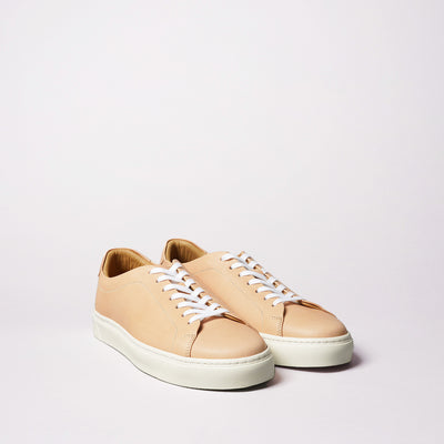 <TOSS> Chester Chester lace-up leather sneakers, Tanned Tochigi leather /  brown