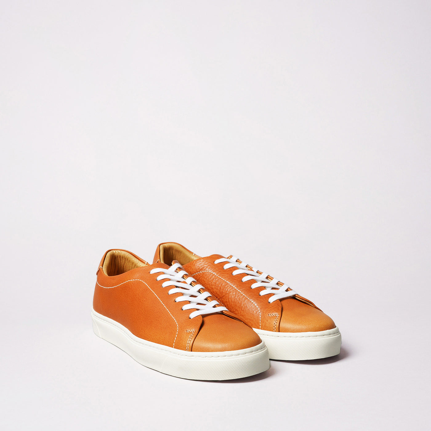 <TOSS> Chester Chester lace-up leather sneakers, Tanned Tochigi leather /  brown