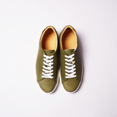 <TOSS> Chester Chester lace-up leather sneakers, Tanned Tochigi leather /  brown