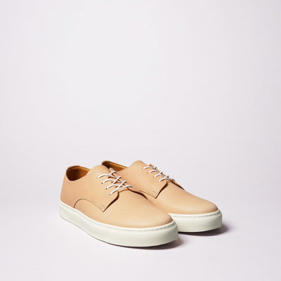 <TOSS> Bath Bath Lace-up Leather Sneaker Tochigi Tanned Leather/Khaki