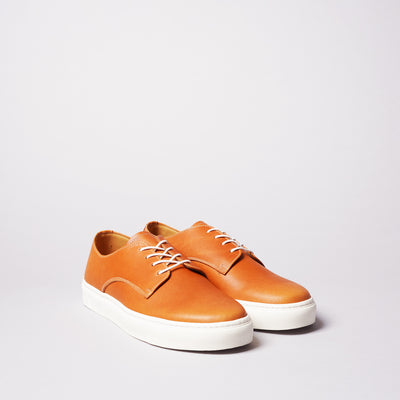 <TOSS> Bath Bath Lace-up Leather Sneaker Tochigi Tanned Leather/Brown