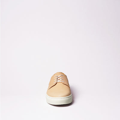 <TOSS> Bath Bath Lace-up Leather Sneaker Tochigi Tanned Leather/Brown