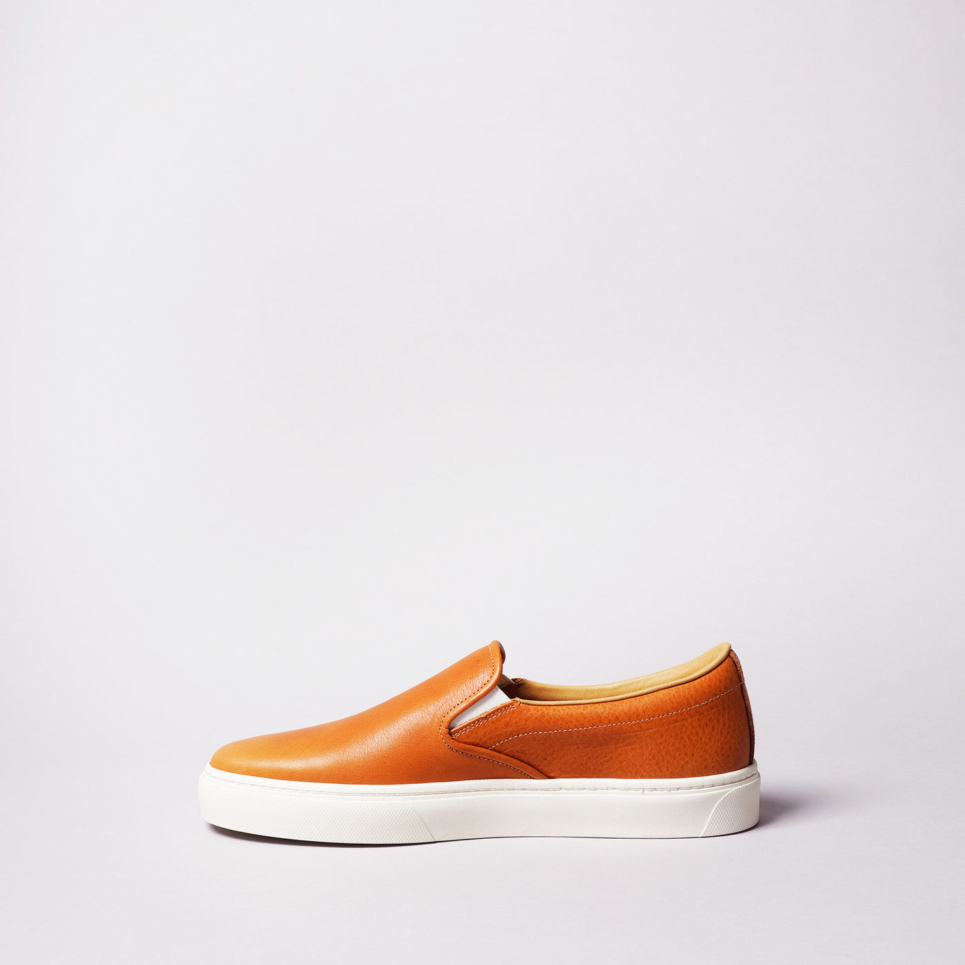 <TOSS> Lance Lance Slip-on Leather Sneakers  Tanned Tochigi Leather /Khaki