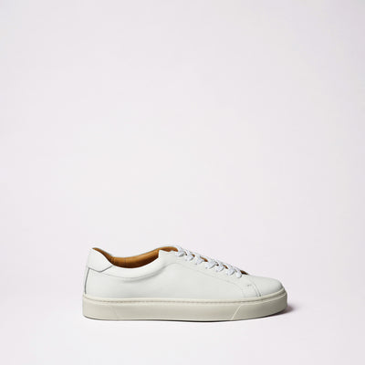 <TOSS> Chester Chester Lace-up Leather Sneakers / White