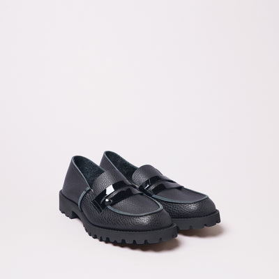 <U-Dot> Loafers / Black