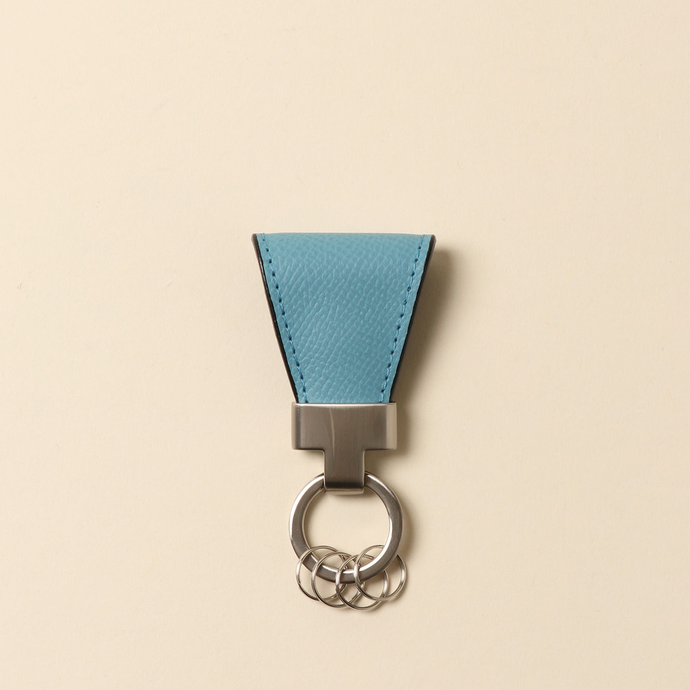 ＜VINTAGE REVIVAL PRODUCTIONS> Key clip calf leather/red