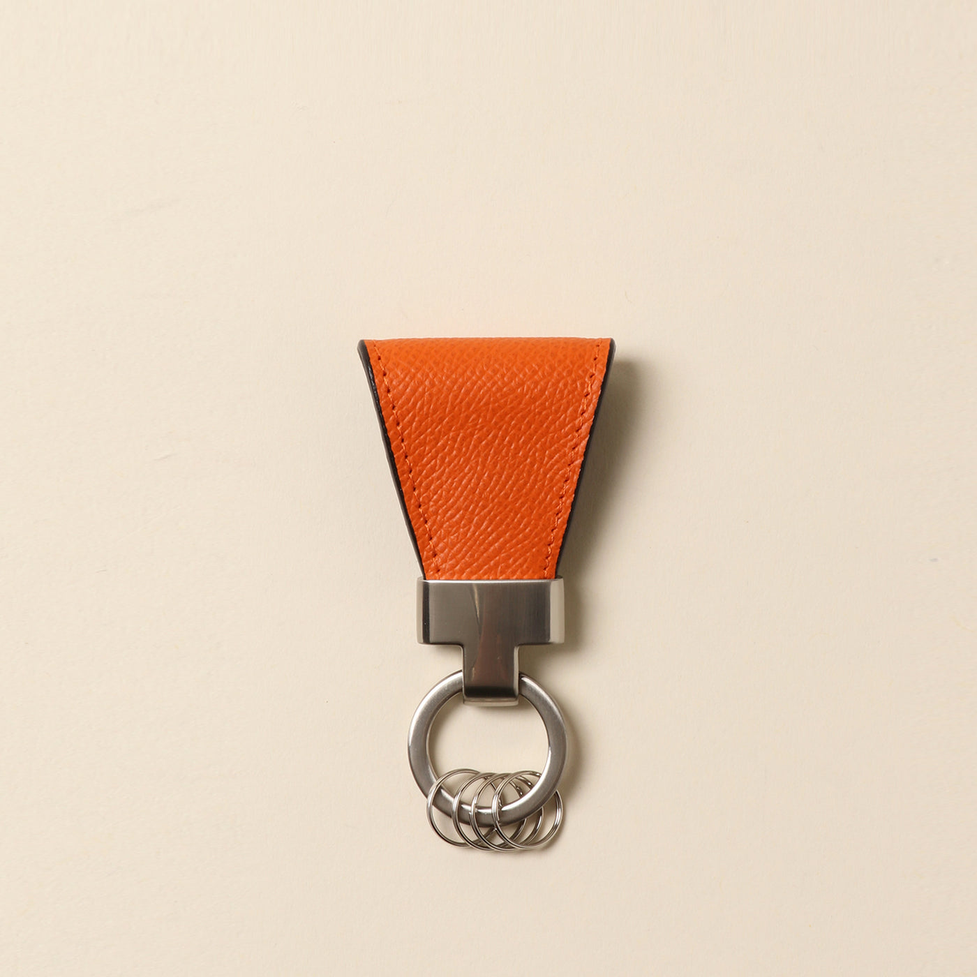 ＜VINTAGE REVIVAL PRODUCTIONS> Key clip calf leather/green