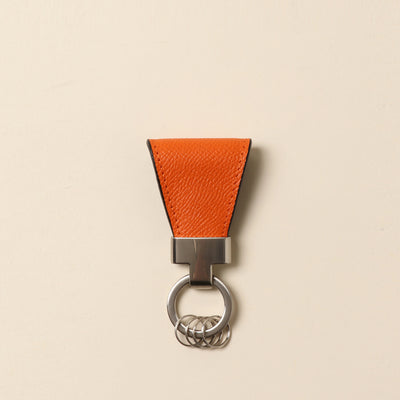 ＜VINTAGE REVIVAL PRODUCTIONS> Key clip calf leather/green