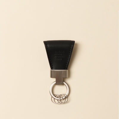 ＜VINTAGE REVIVAL PRODUCTIONS> Key clip oiled leather, blue