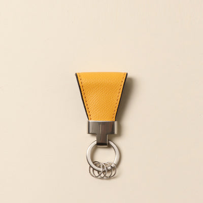 ＜VINTAGE REVIVAL PRODUCTIONS> Key clip calf leather/orange
