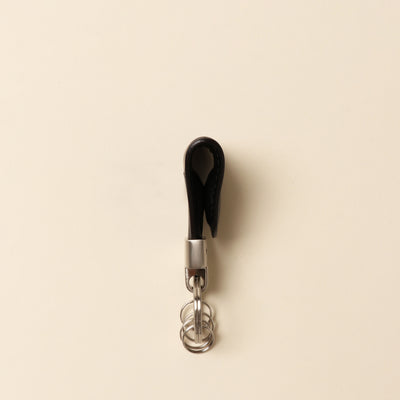 ＜VINTAGE REVIVAL PRODUCTIONS> Key clip oiled leather, blue