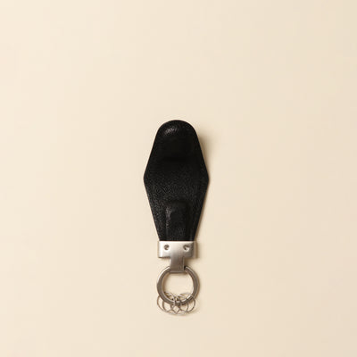 ＜Vintage Revival Productions key clip oiled leather, brown
