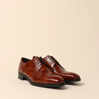 ＜madras＞plain toe 平頭鞋/黑色