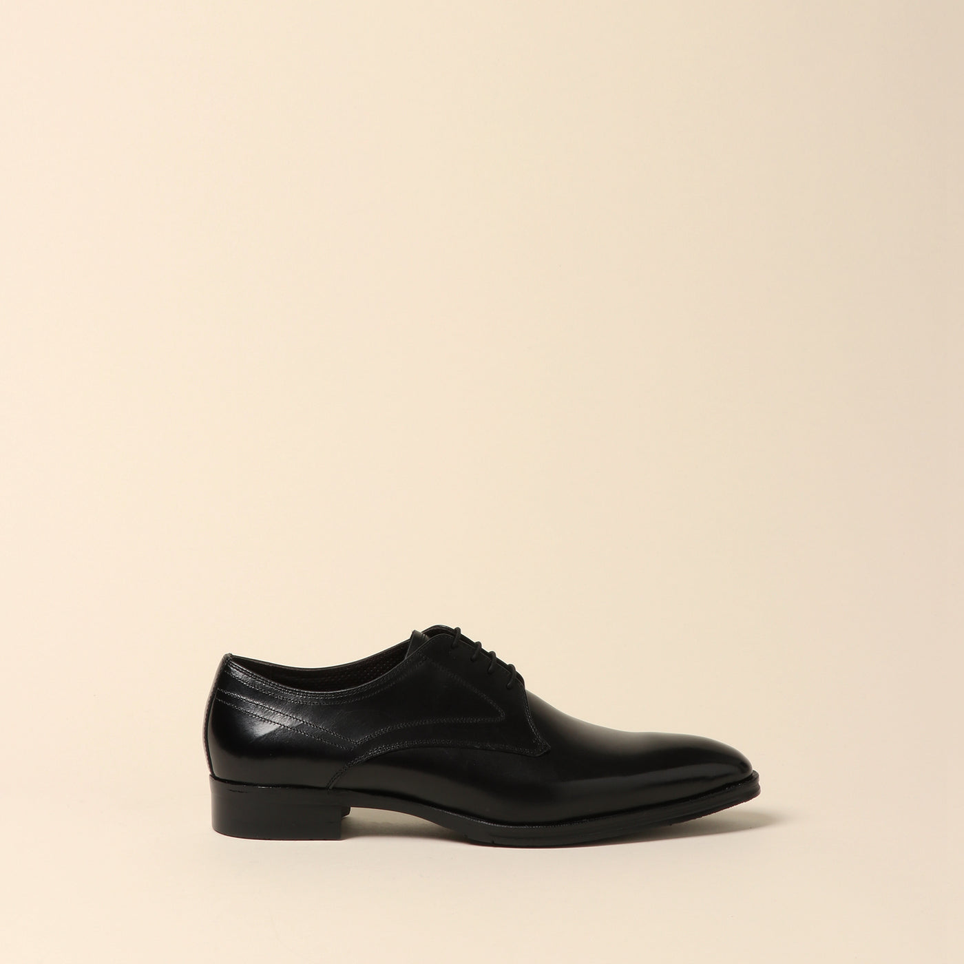 ＜madras＞plain toe 平頭鞋/黑色